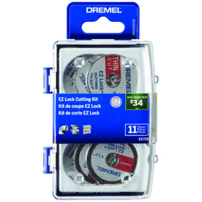 Dremel EZ Lock 4 in. L Rotary Tool Cutting Accessory Kit 11 pc