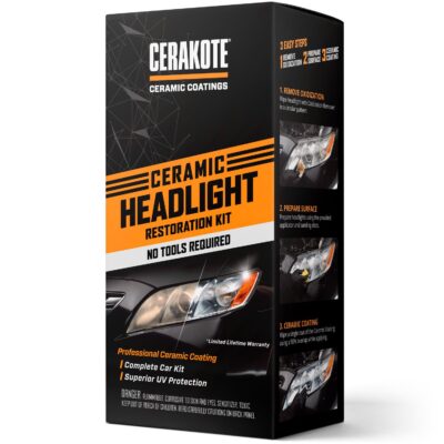 Cerakote Headlights Headlight Restorer Kit Wipes