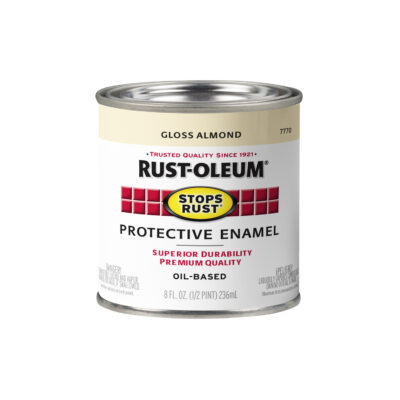 Rust-Oleum Stops Rust Indoor and Outdoor Gloss Almond Oil-Based Protective Paint 0.5 pt